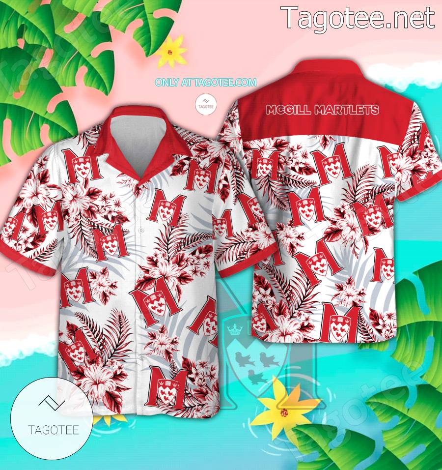 McGill Martlets Hockey Hawaiian Shirts, Shorts - EmonShop