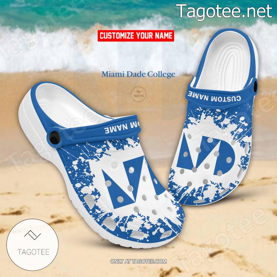 Miami Dade College Crocs Clogs Shoes - EmonShop