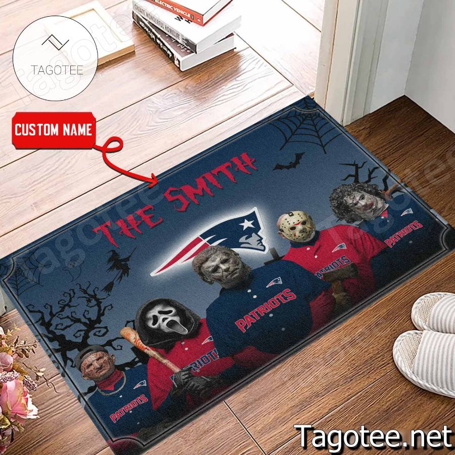 New England Patriots NFL Halloween Doormat