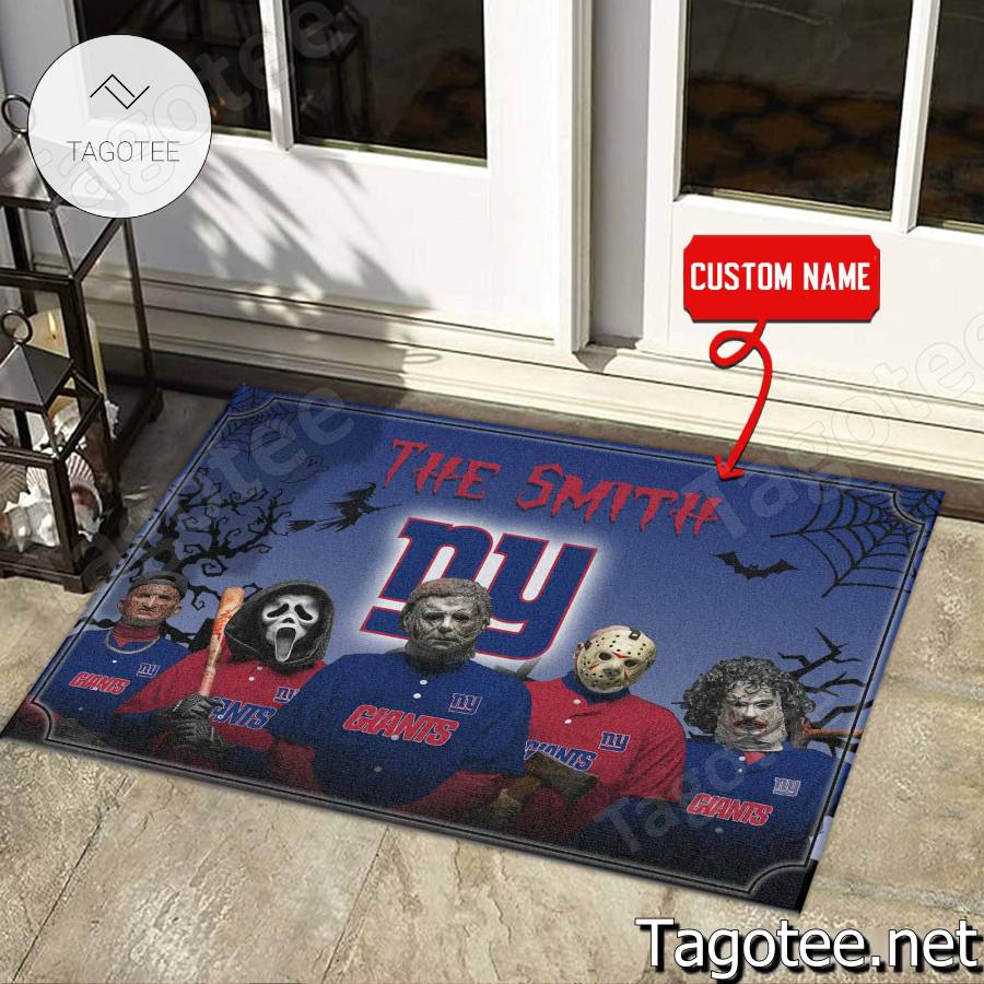 New York Giants NFL Halloween Doormat a