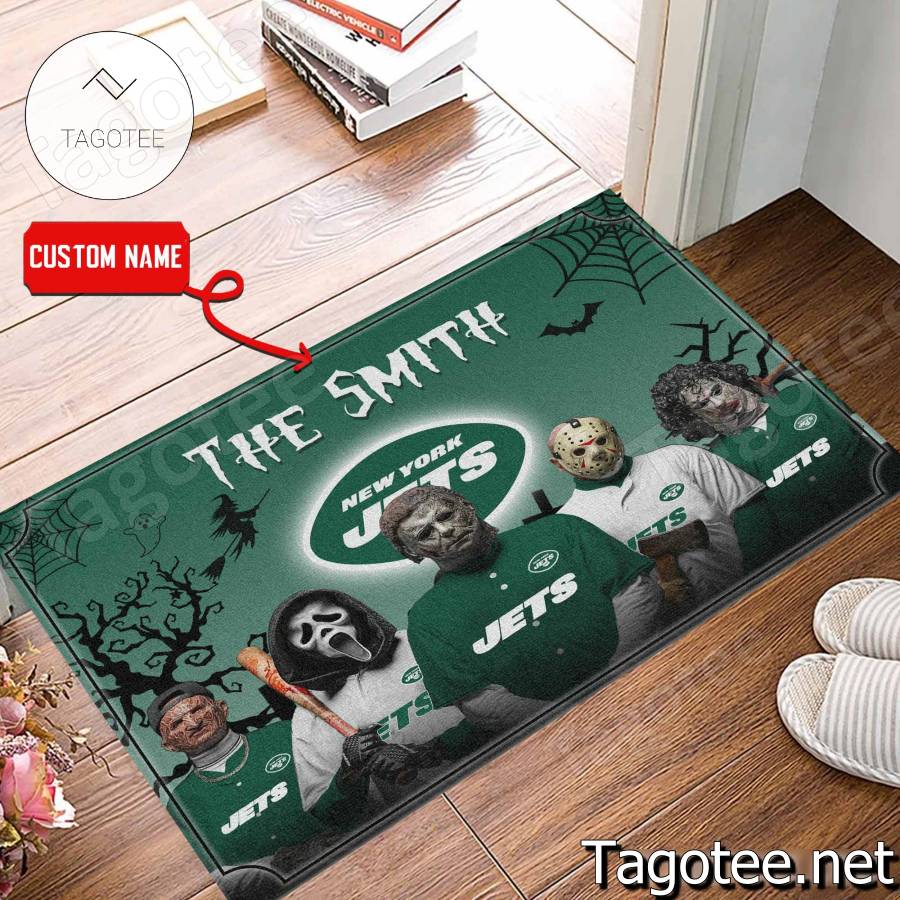 New York Jets NFL Halloween Doormat