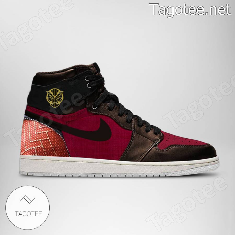 Okoye Marvel Avengers Outfit Air Jordan High Top Shoes a