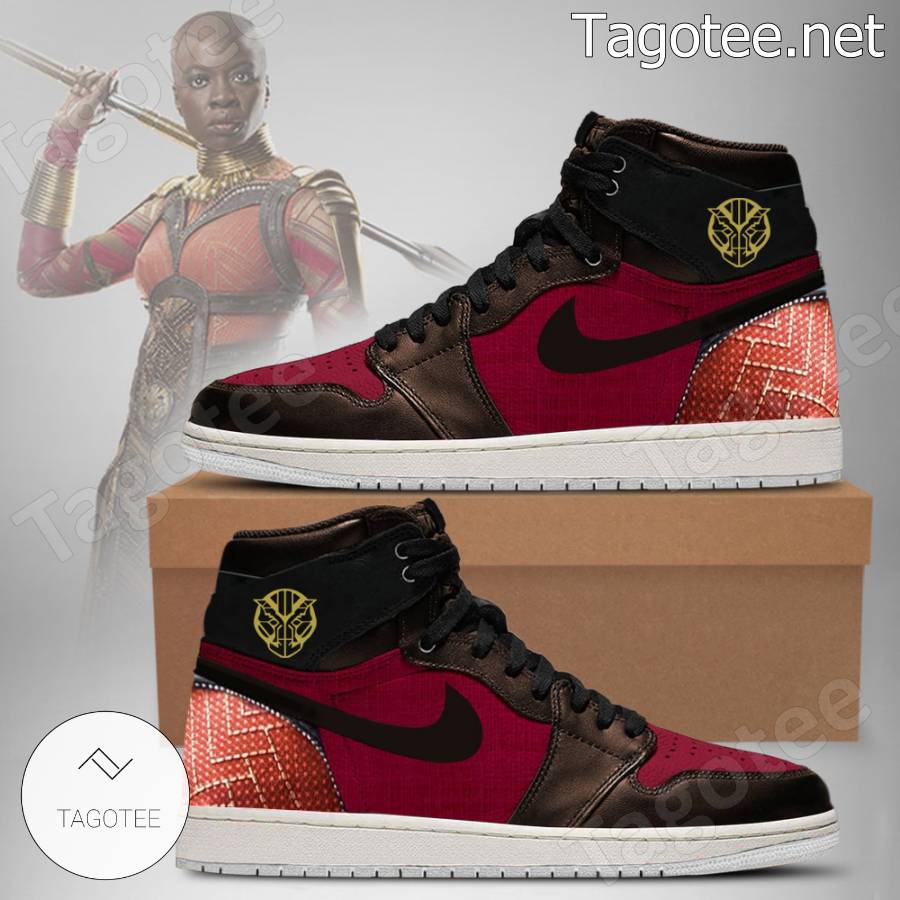 Okoye Marvel Avengers Outfit Air Jordan High Top Shoes