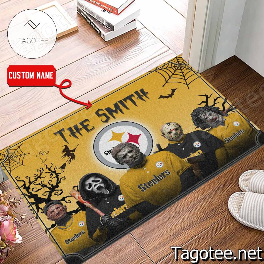 Pittsburgh Steelers NFL Halloween Doormat