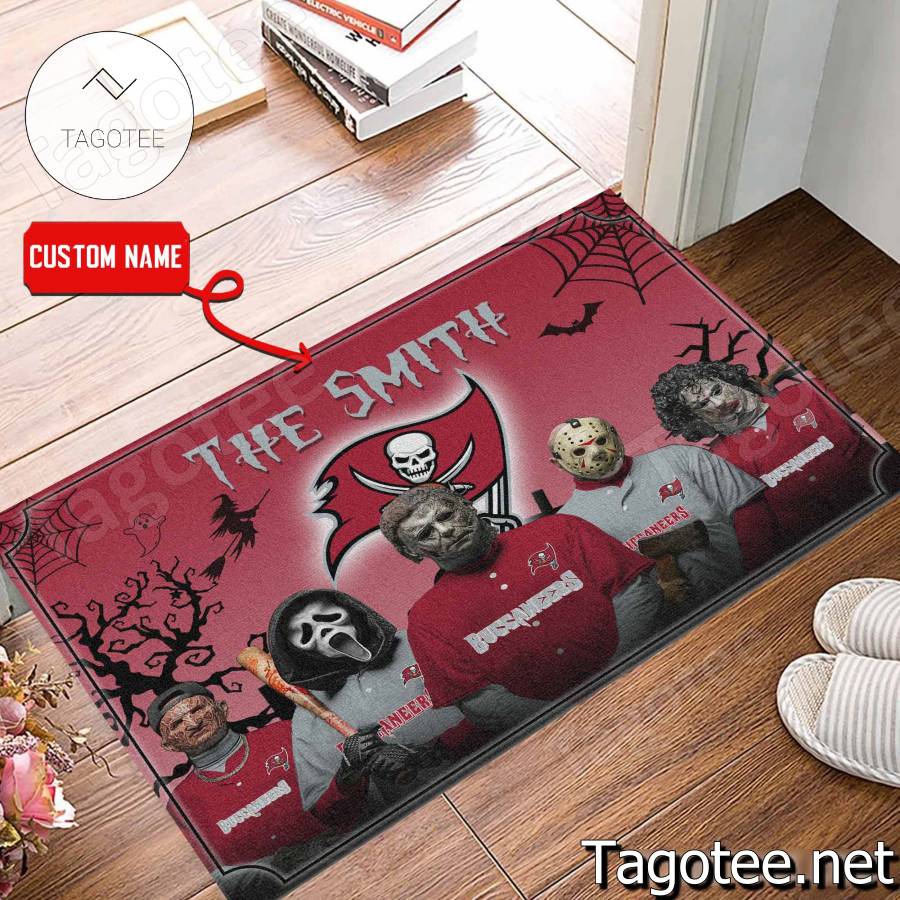 Tampa Bay Buccaneers NFL Halloween Doormat