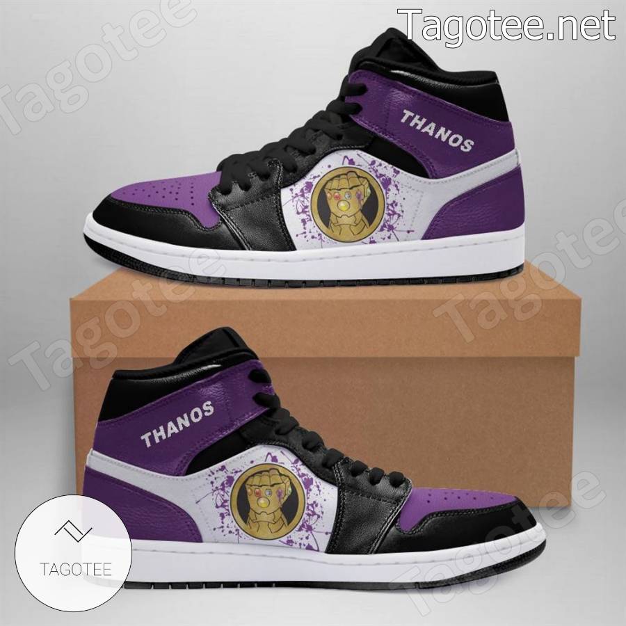 Thanos Superhero Marvel Air Jordan High Top Shoes