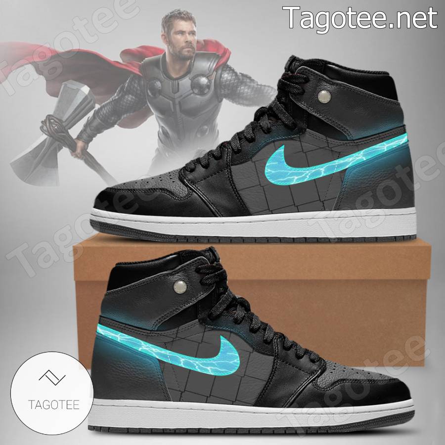 Thor Marvel Avengers Outfit Air Jordan High Top Shoes