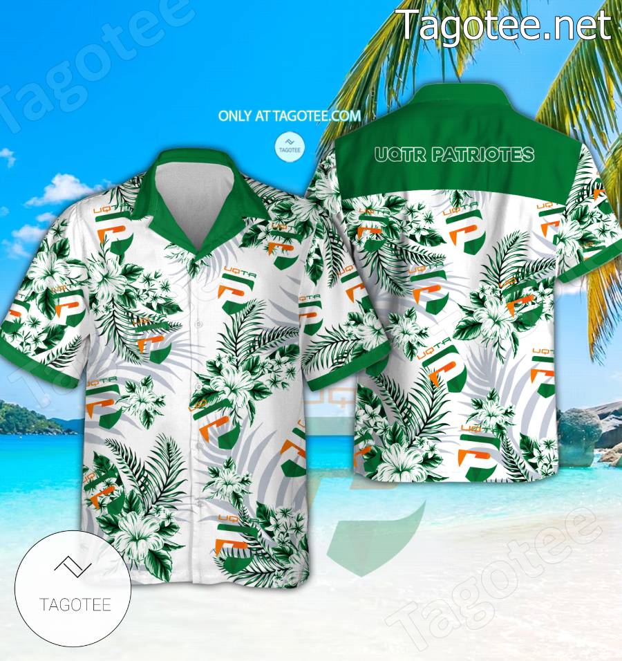 UQTR Patriotes Hockey Hawaiian Shirts, Shorts - EmonShop