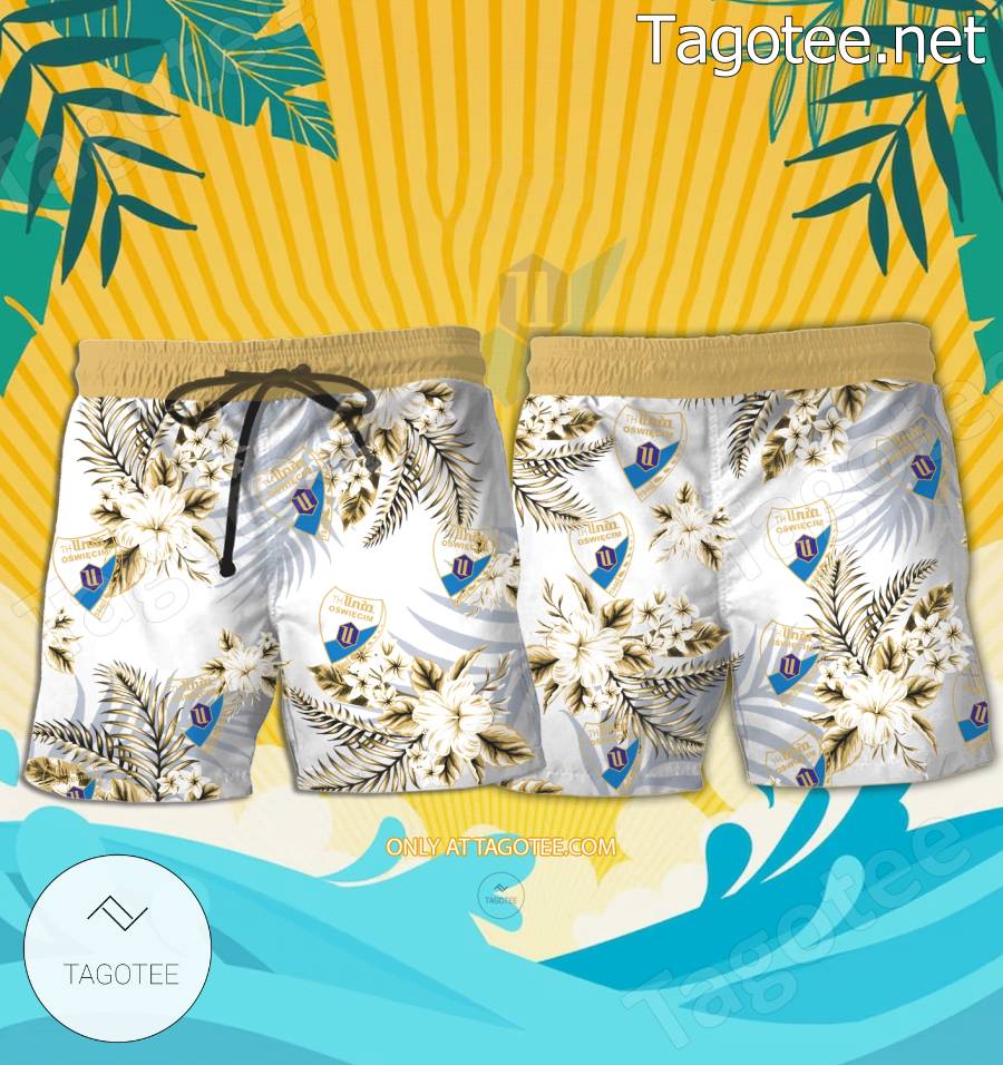 Unia Oswiecim Hockey Hawaiian Shirts, Shorts - EmonShop a