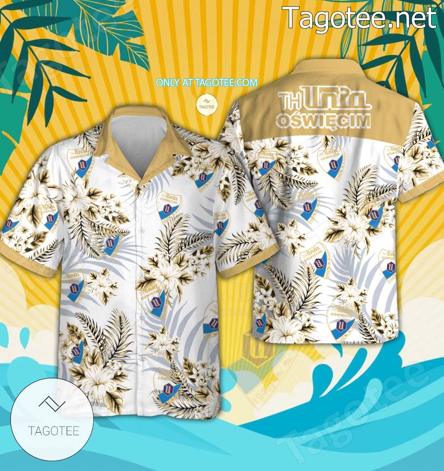 Unia Oswiecim Hockey Hawaiian Shirts, Shorts - EmonShop