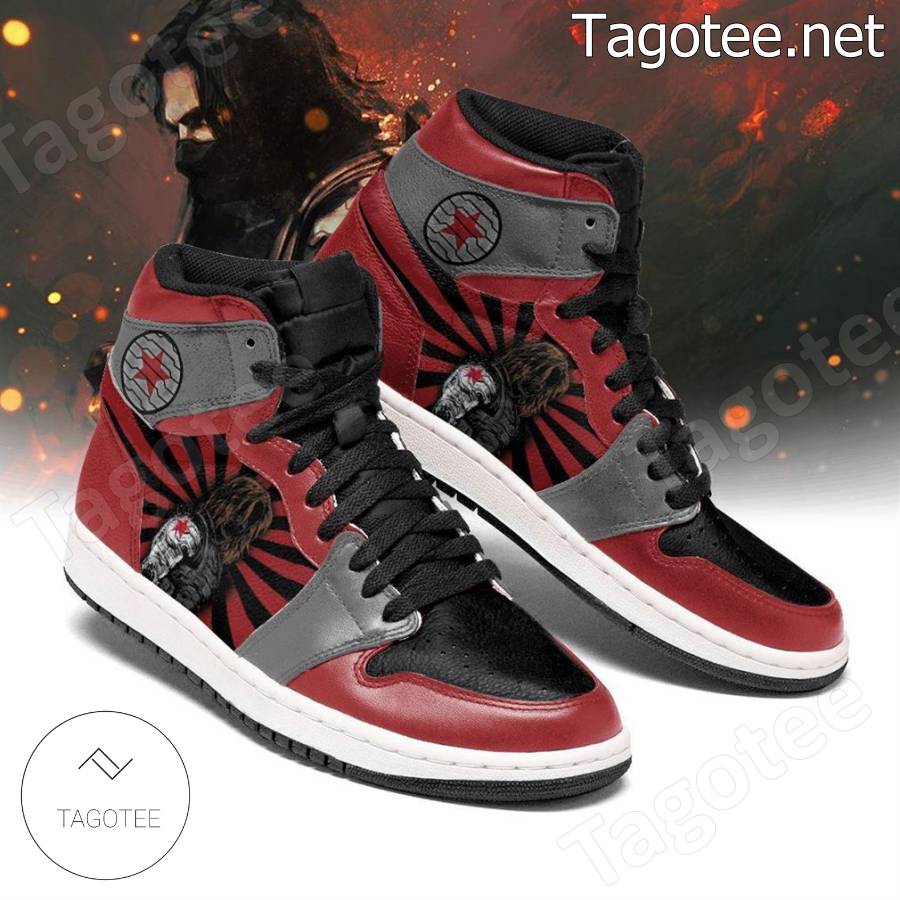 Winter Soldier Marvel Air Jordan High Top Shoes