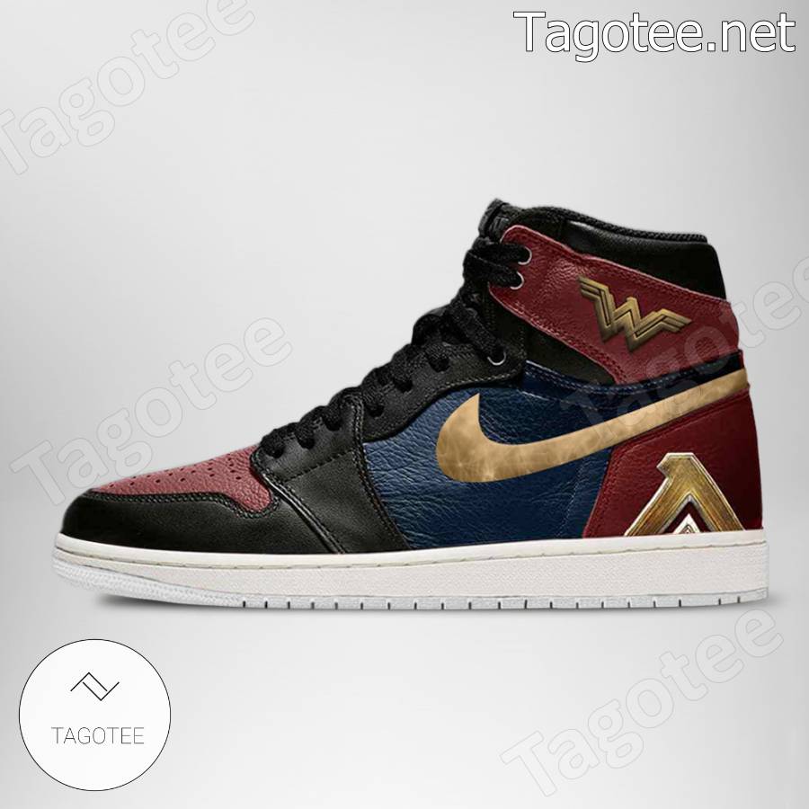 Wonder Woman Outfit Air Jordan High Top Shoes a