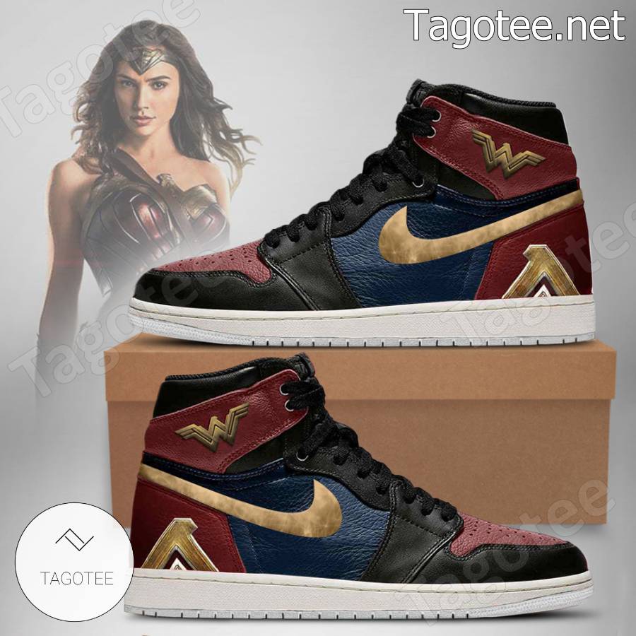 Wonder Woman Outfit Air Jordan High Top Shoes