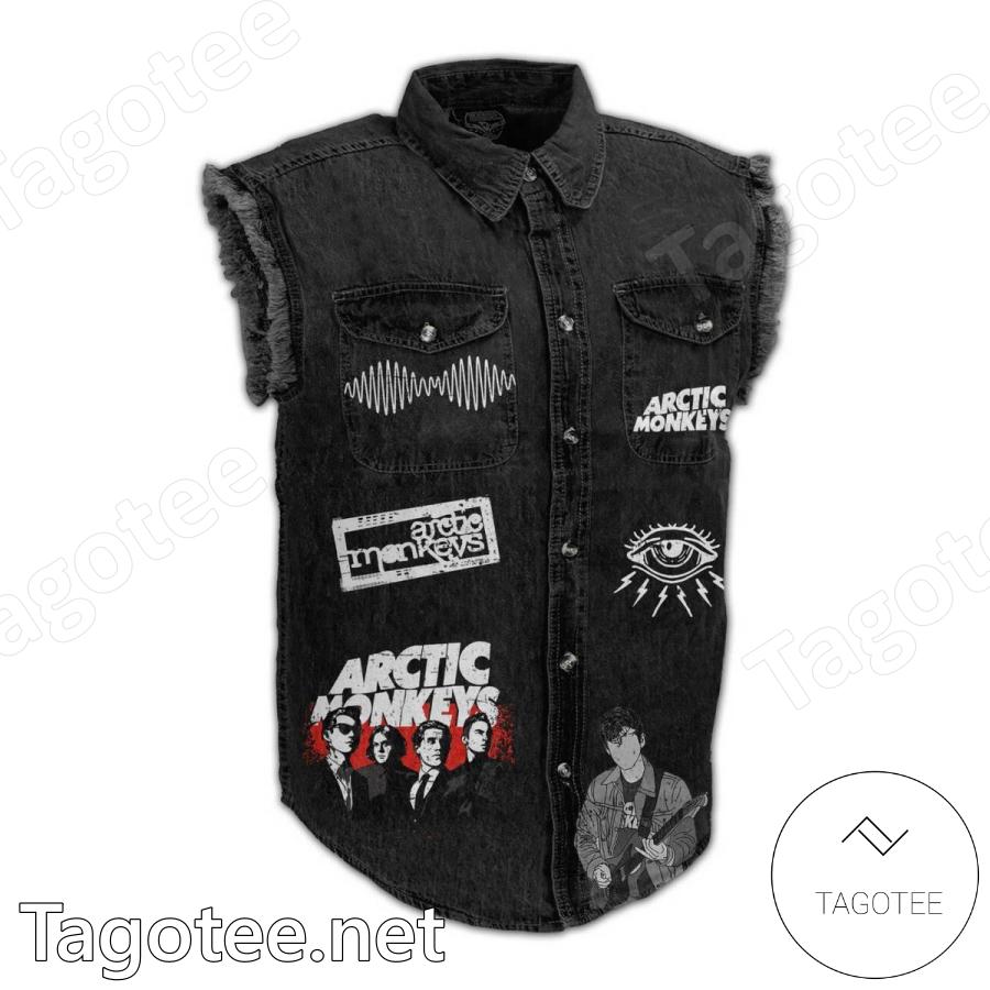 Arctic Monkeys Secrets I Have Held In My Heart Denim Vest Sleeveless Jacket a