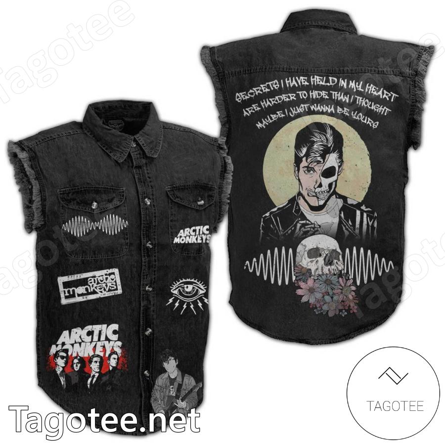 Arctic Monkeys Secrets I Have Held In My Heart Denim Vest Sleeveless Jacket