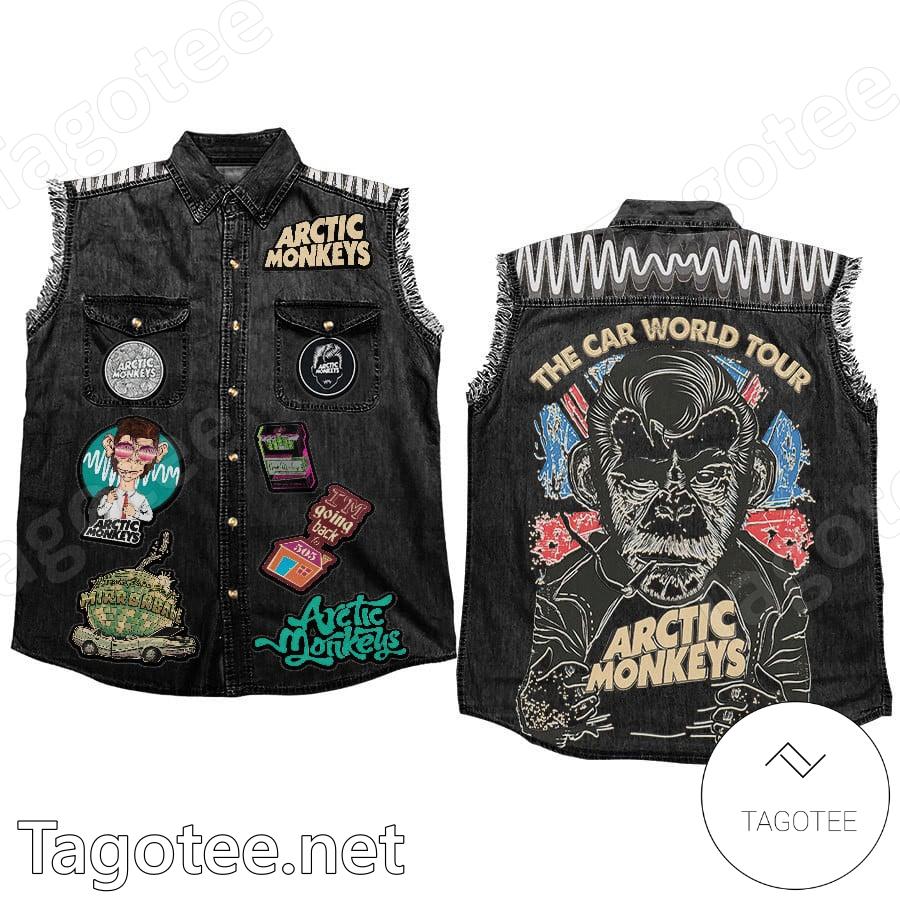 Arctic Monkeys The Car World Tour Denim Jean Vest a