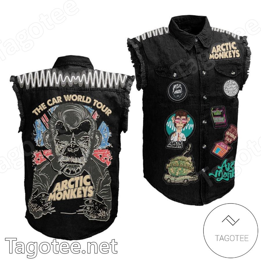 Arctic Monkeys The Car World Tour Denim Jean Vest