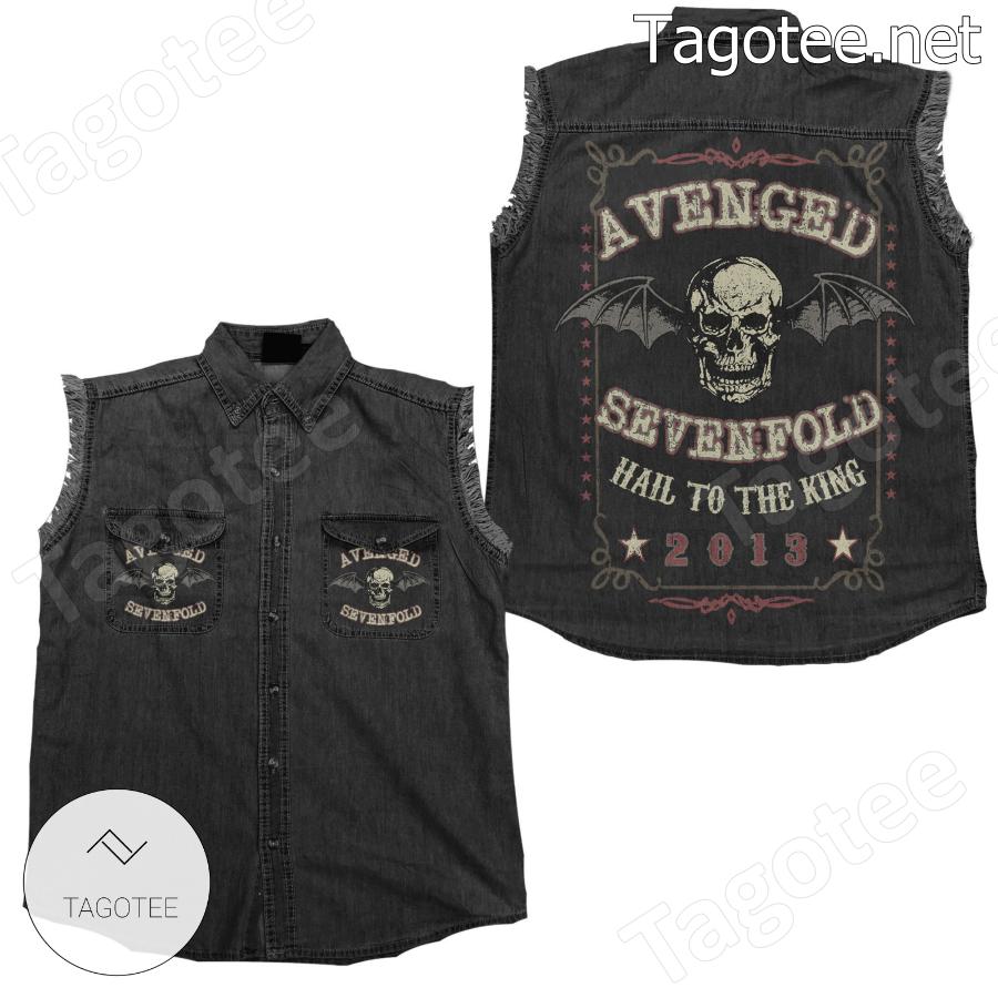 Avenged Sevenfold Hail To The King Sleeveless Denim Jacket a