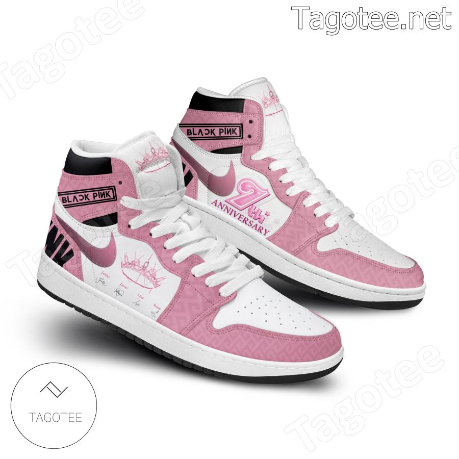 Blackpink 7th Anniversary Air Jordan High Top Shoes a