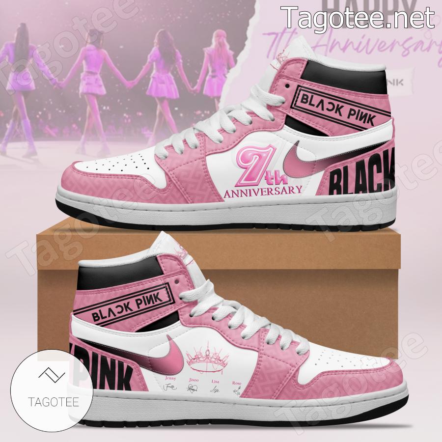 Blackpink 7th Anniversary Air Jordan High Top Shoes