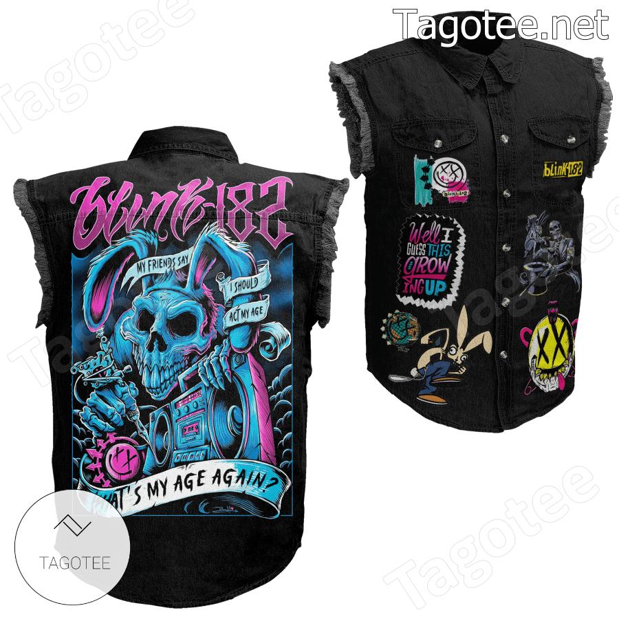 Blink-182 What's My Age Again Sleeveless Denim Jacket