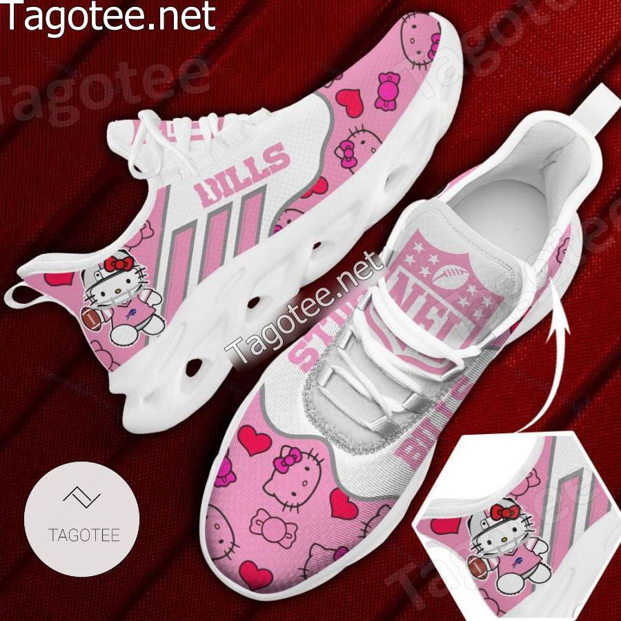 Buffalo Bills NFL Hello Kitty Girl Running Sneakers