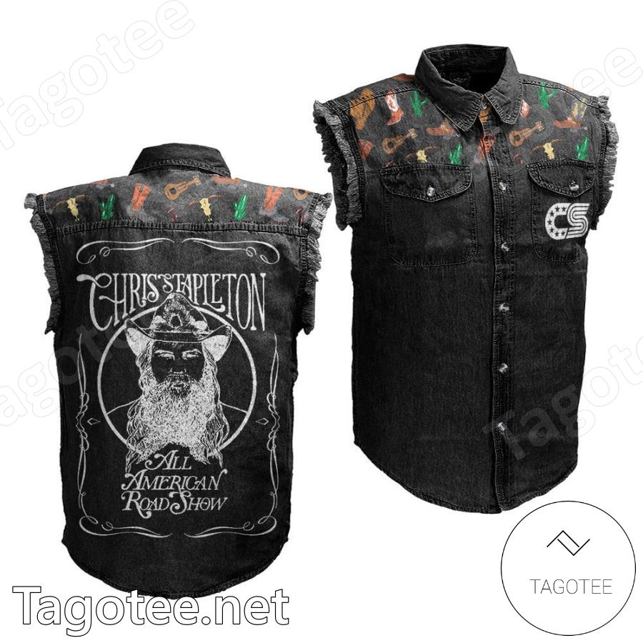 Chris Stapleton All American Road Show Denim Jean Vest