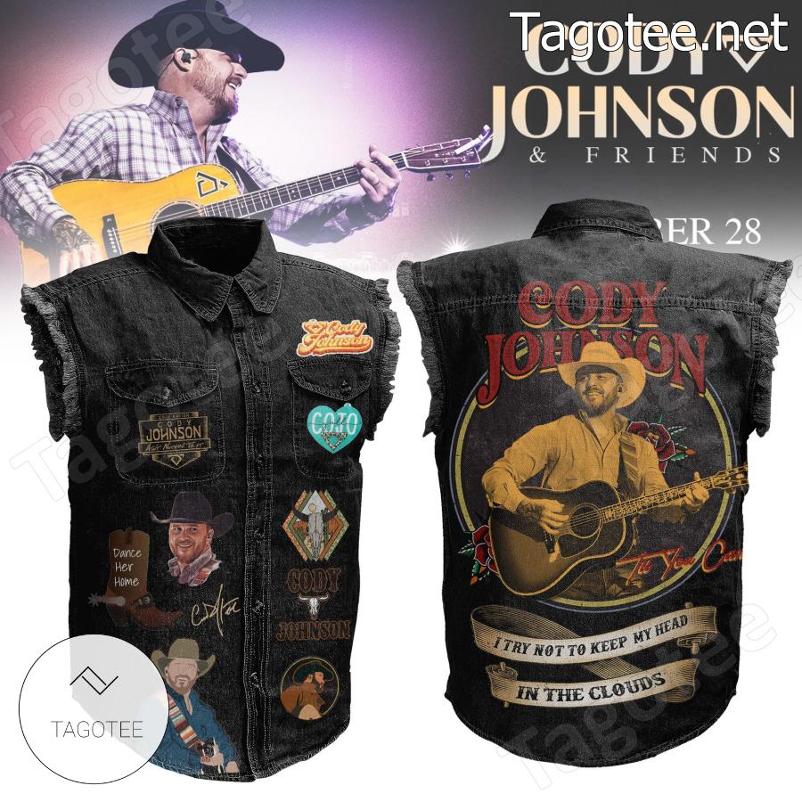 Cody Johnson Til You Can't Sleeveless Denim Jacket