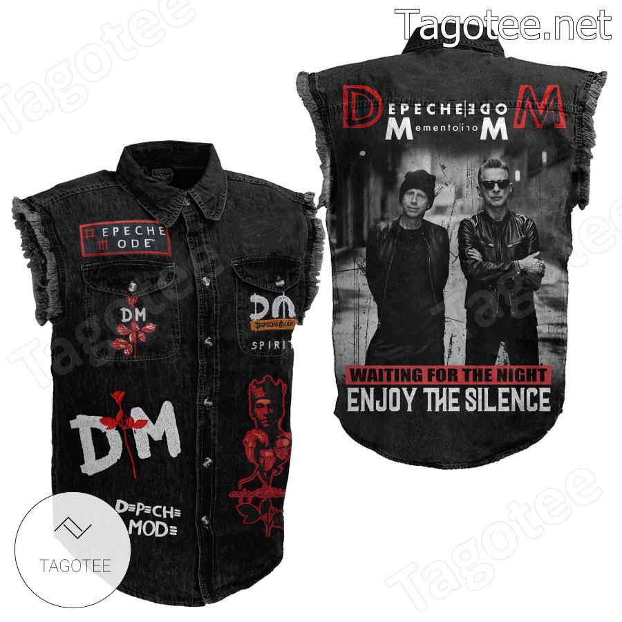 Depeche Mode Memento Mori Waiting For The Night Sleeveless Jean Jacket