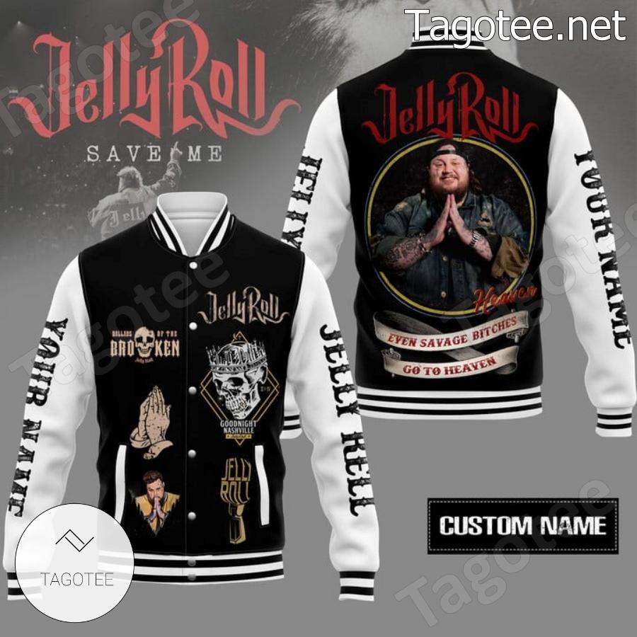 Jelly Roll Heaven Personalized Baseball Jacket