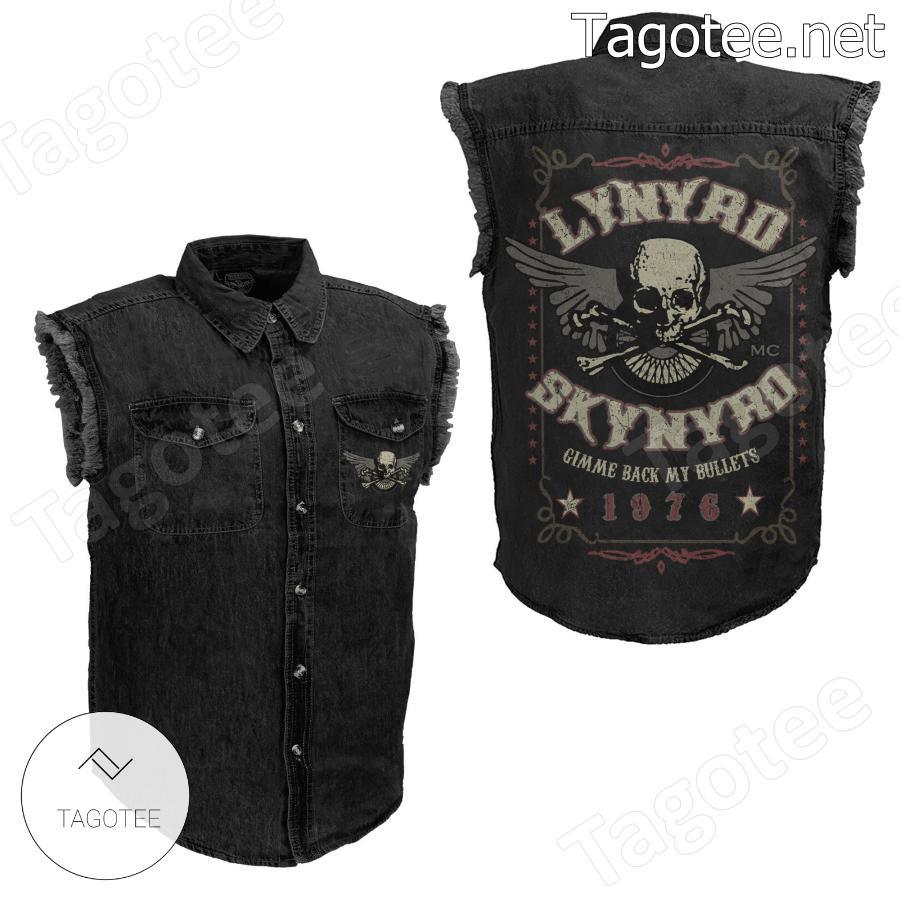 Lynyrd Skynyrd Gimme Back My Bullets Sleeveless Denim Jacket