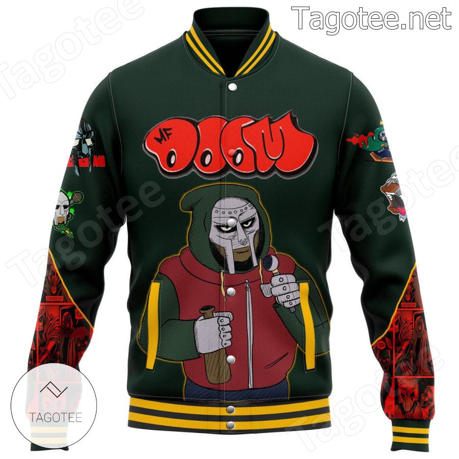 Mf Doom All Caps Baseball Jacket a