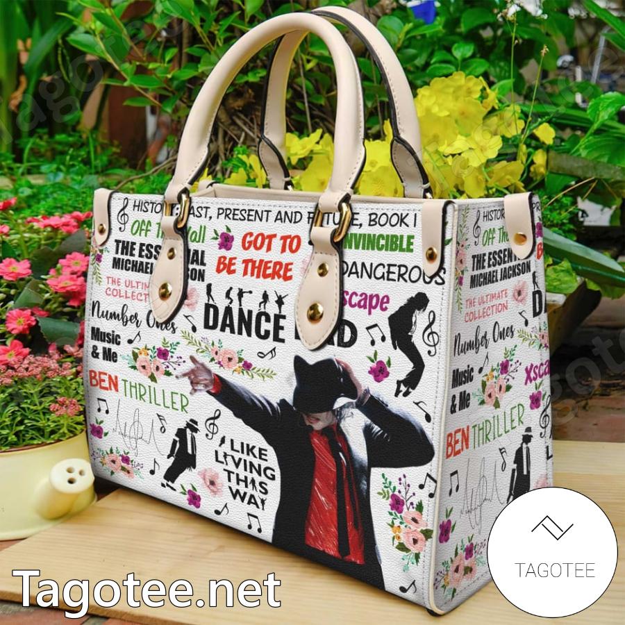 Michael Jackson Music Pattern Handbags