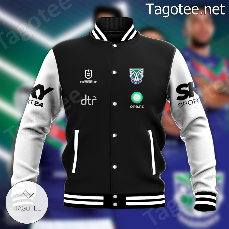 New Zealand Warriors Nrl Baseball Jacket a