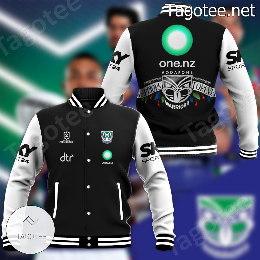 New Zealand Warriors Nrl Baseball Jacket