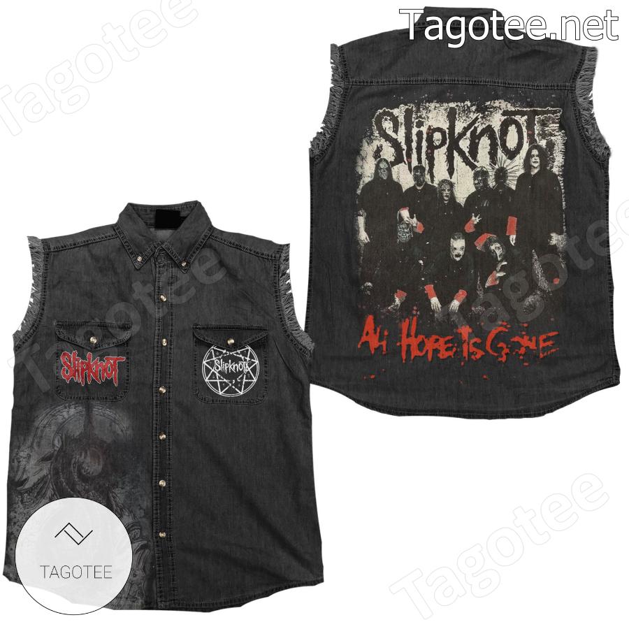 Slipknot All Hope Is Gone Sleeveless Denim Jacket a