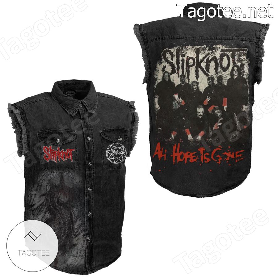 Slipknot All Hope Is Gone Sleeveless Denim Jacket