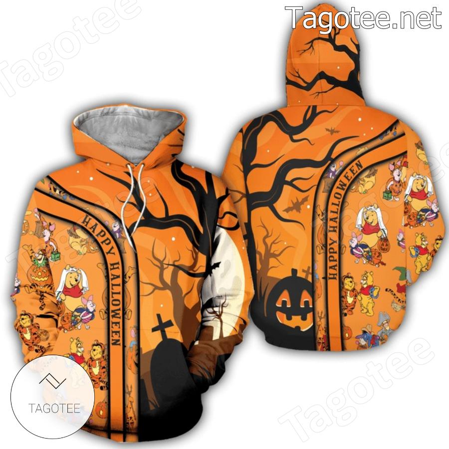 Winnie The Pooh Happy Halloween Hoodie And Leggings a