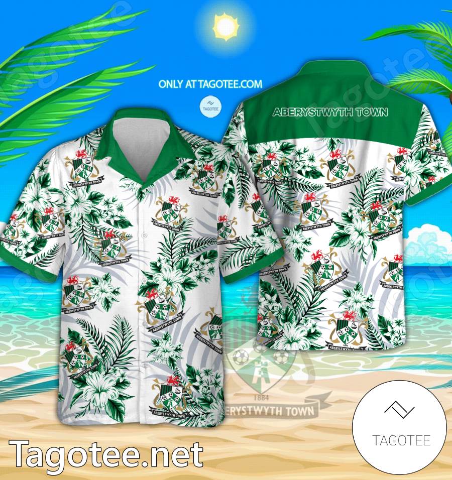 Aberystwyth Town Danish Superliga Hawaiian Shirt - EmonShop