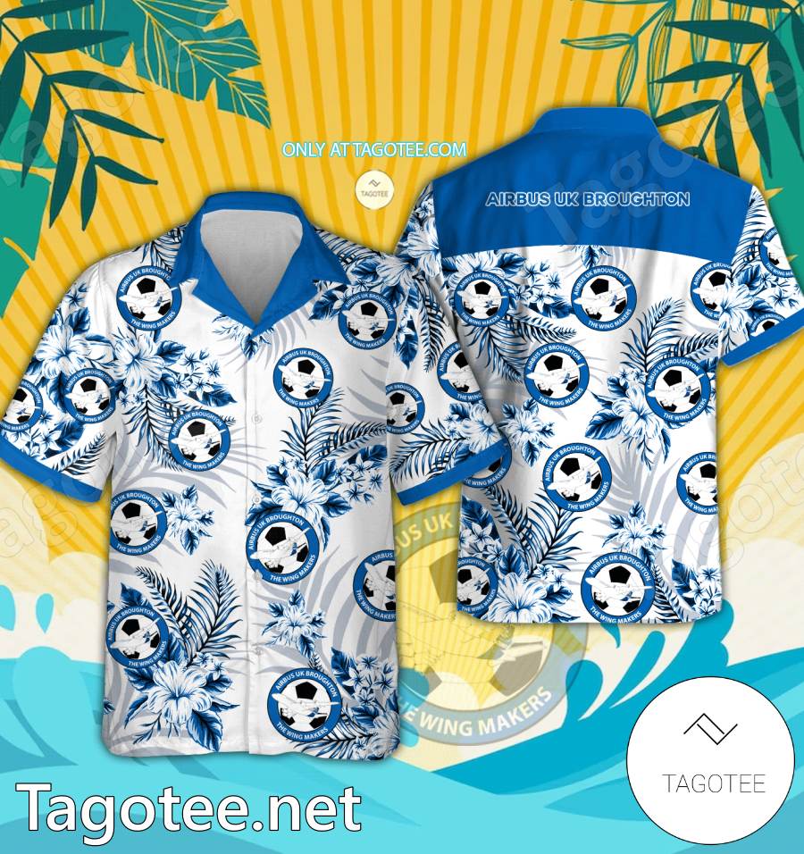 Airbus UK Broughton Danish Superliga Hawaiian Shirt - EmonShop