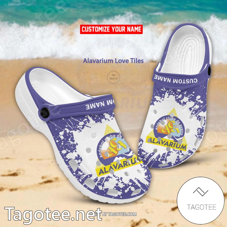 Alavarium Love Tiles Handball Crocs Clogs - BiShop