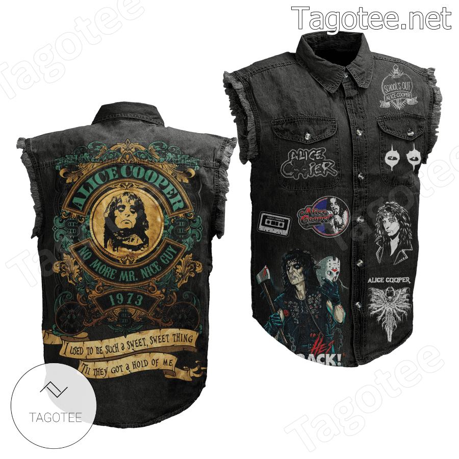 Alice Cooper  No More Mr. Nice Guy Denim Jean Vest