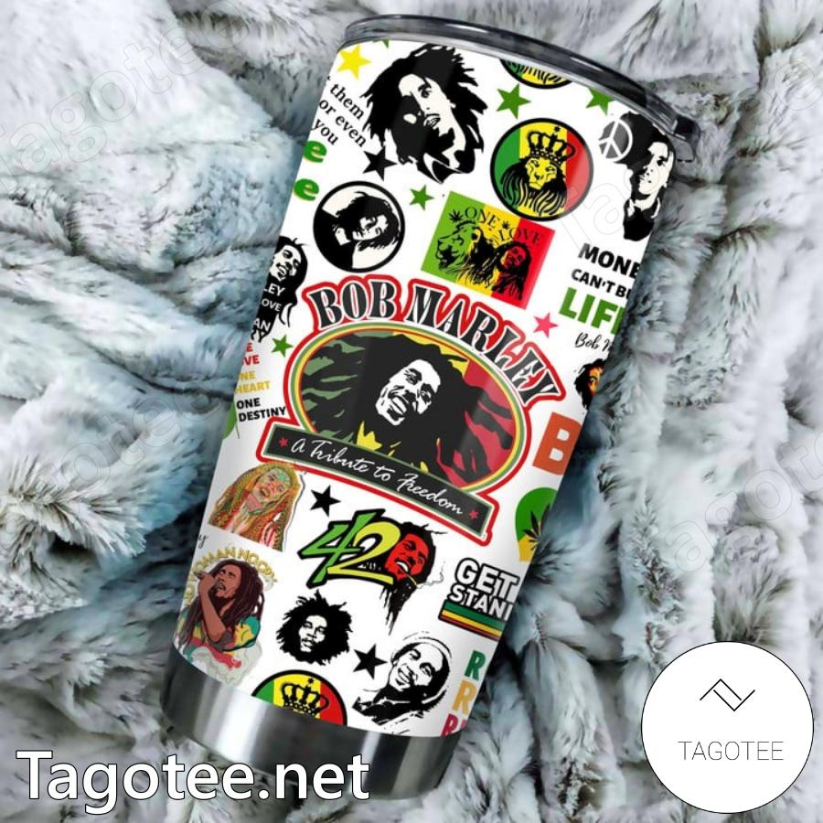 Bob Marley A Tribute To Freedom Tumbler a