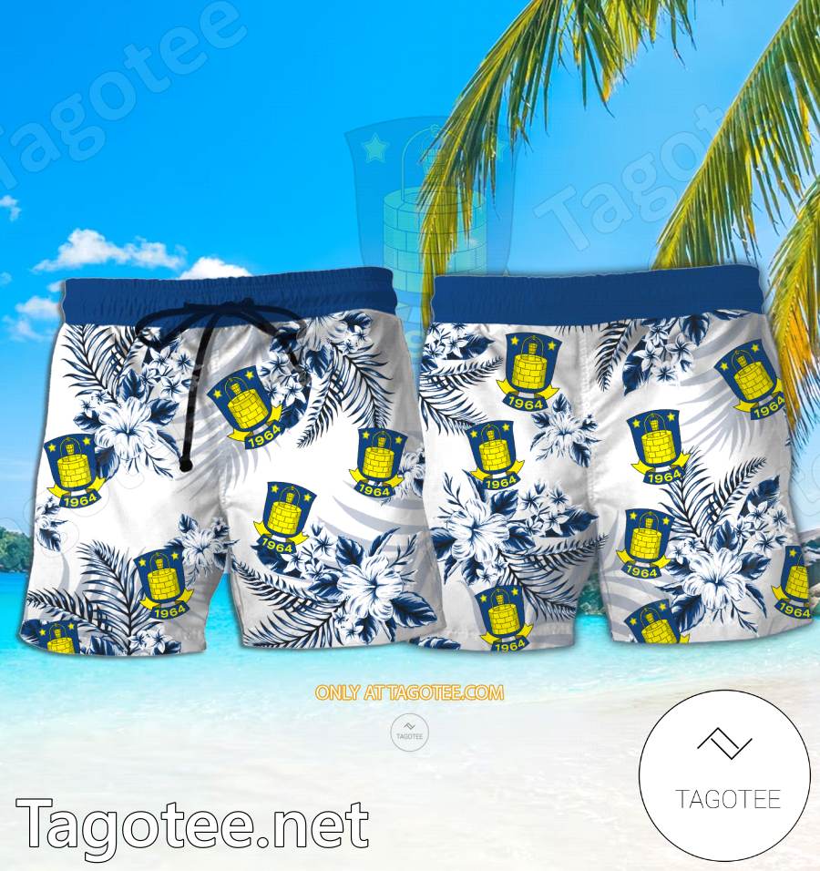 Brondby Danish Superliga Hawaiian Shirt - EmonShop a