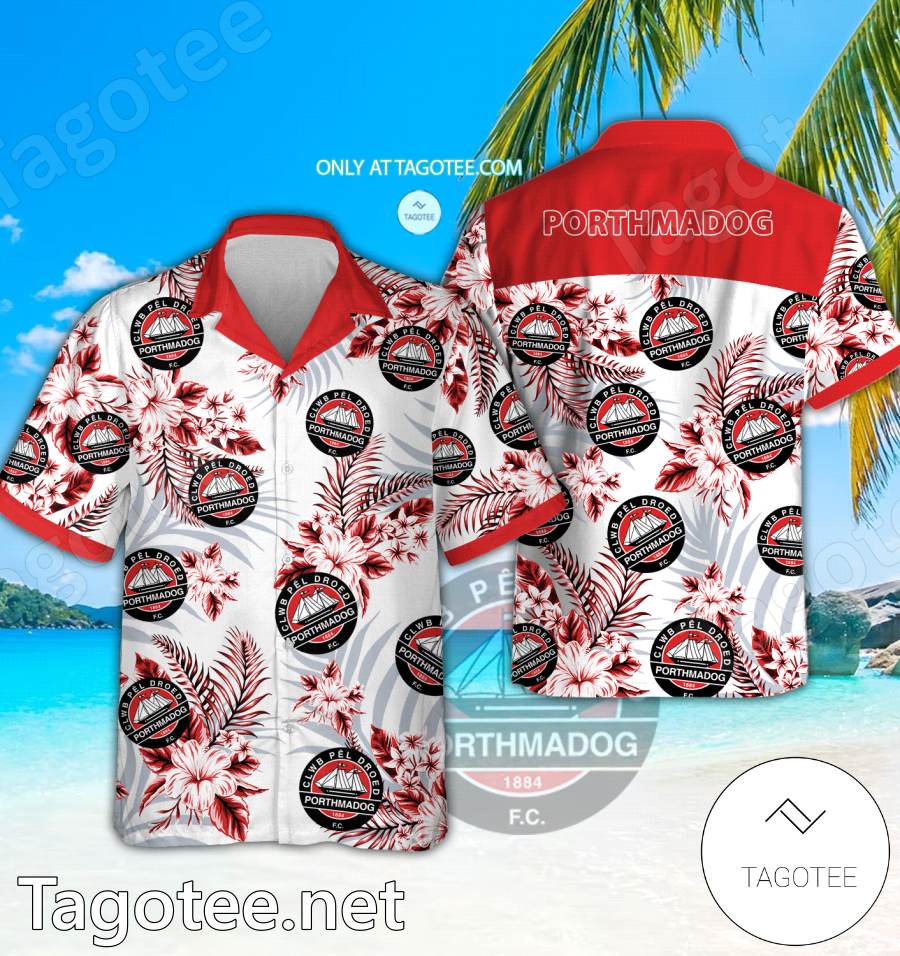 CPD Porthmadog Danish Superliga Hawaiian Shirt - EmonShop