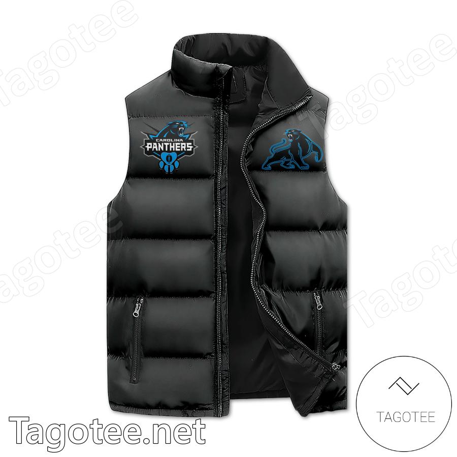 Carolina Panthers Keep Pounding Panthers Pride Puffer Vest a