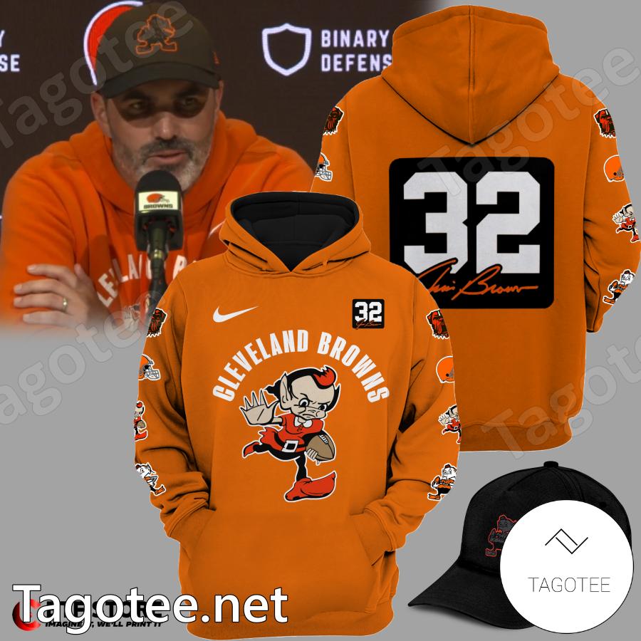 Cleveland Browns Jim Brown 32 Hoodie