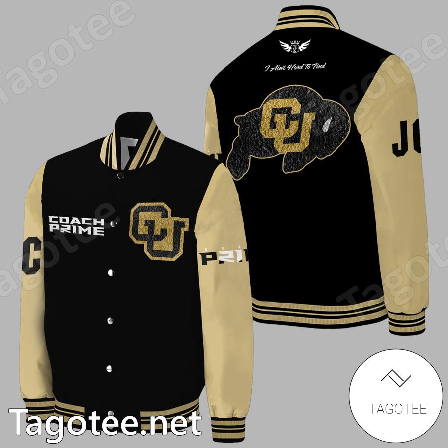 Colorado Buffaloes Coach Prime Baseball Jacket a