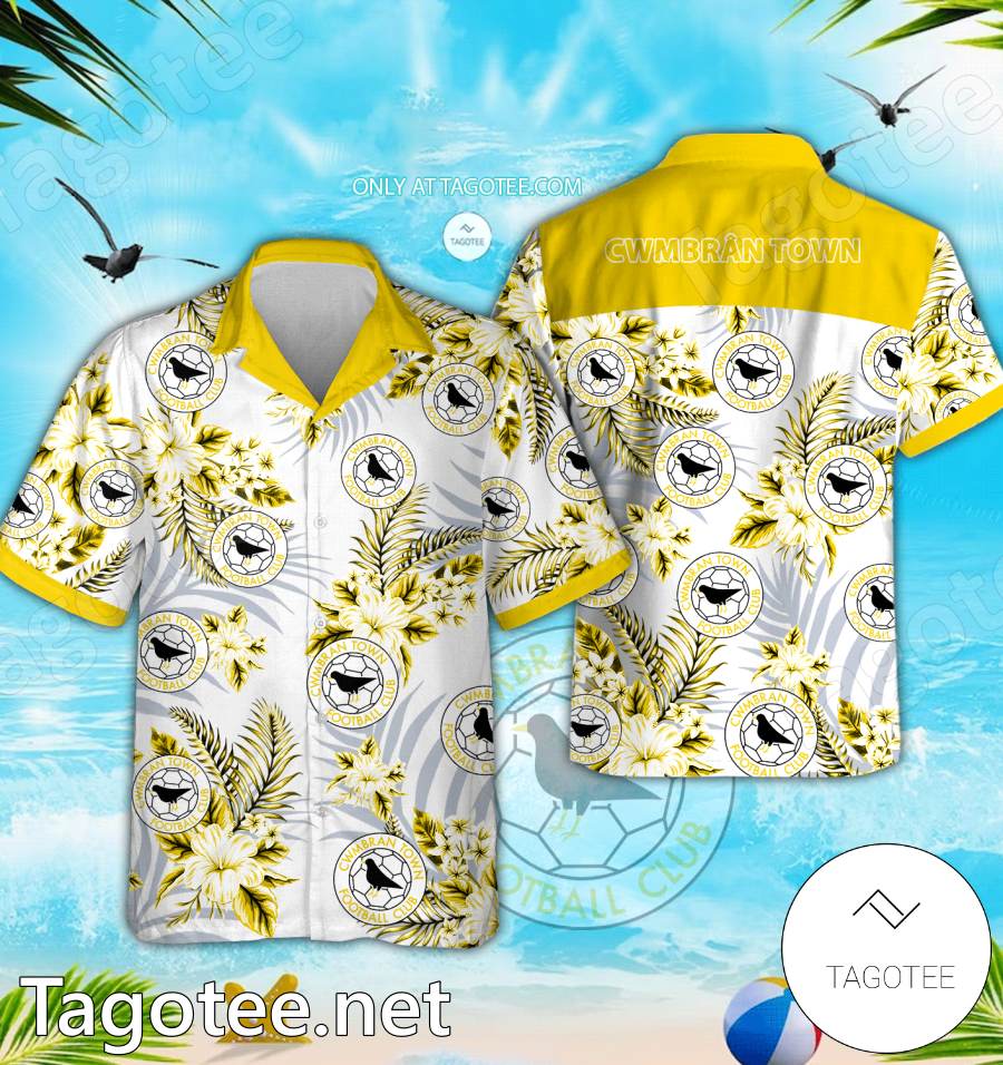 Cwmbran Town Danish Superliga Hawaiian Shirt - EmonShop