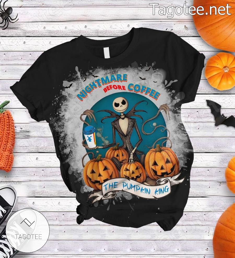 Dutch Bros Nightmare Before Coffee The Pumpkin King Pajamas Set a